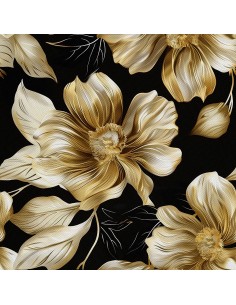 OUTDOOR DEKOSTOFFE OXFORD - Motiv Blumen I DX5327