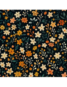 OUTDOOR DEKOSTOFFE OXFORD - Motiv Blumen I DX5330