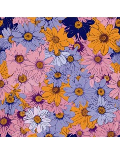 OUTDOOR DEKOSTOFFE OXFORD - Motiv Blumen I DX5334