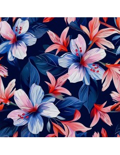 OUTDOOR DEKOSTOFFE OXFORD - Motiv Blumen I DX5335