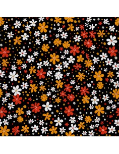 OUTDOOR DEKOSTOFFE OXFORD - Motiv Blumen I DX5336