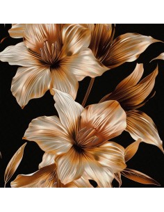 OUTDOOR DEKOSTOFFE OXFORD - Motiv Blumen I DX5346