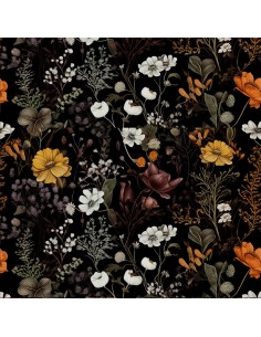 OUTDOOR DEKOSTOFFE OXFORD - Motiv Blumen I DX5349