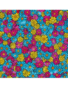 OUTDOOR DEKOSTOFFE OXFORD - Motiv Blumen I DX5350