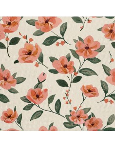 OUTDOOR DEKOSTOFFE OXFORD - Motiv Blumen I DX5359
