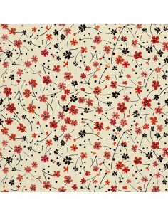 OUTDOOR DEKOSTOFFE OXFORD - Motiv Blumen I DX5362