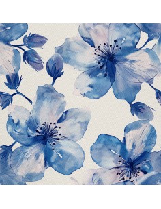 OUTDOOR DEKOSTOFFE OXFORD - Motiv Blumen I DX5364