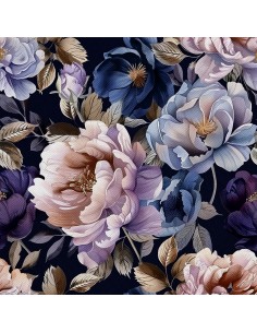 OUTDOOR DEKOSTOFFE OXFORD - Motiv Blumen I DX5372