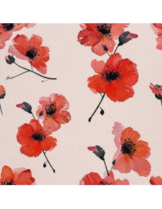 OUTDOOR DEKOSTOFFE OXFORD - Motiv Blumen I DX5377