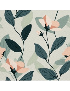OUTDOOR DEKOSTOFFE OXFORD - Motiv Blumen I DX5379
