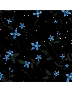 OUTDOOR DEKOSTOFFE OXFORD - Motiv Blumen I DX5380