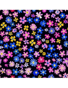 OUTDOOR DEKOSTOFFE OXFORD - Motiv Blumen I DX5381