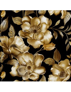 OUTDOOR DEKOSTOFFE OXFORD - Motiv Blumen I DX5382