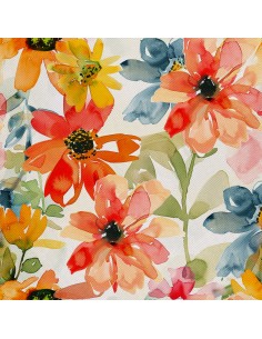 OUTDOOR DEKOSTOFFE OXFORD - Motiv Blumen I DX5384