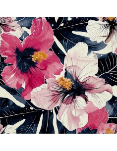 OUTDOOR DEKOSTOFFE OXFORD - Motiv Blumen I DX5387
