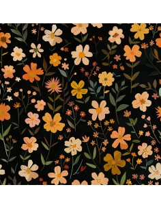 OUTDOOR DEKOSTOFFE OXFORD - Motiv Blumen I DX5388