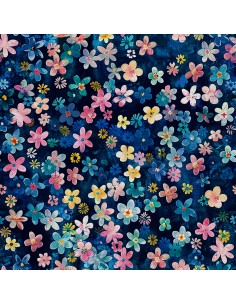 OUTDOOR DEKOSTOFFE OXFORD - Motiv Blumen I DX5401