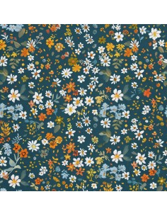 OUTDOOR DEKOSTOFFE OXFORD - Motiv Blumen I DX5402
