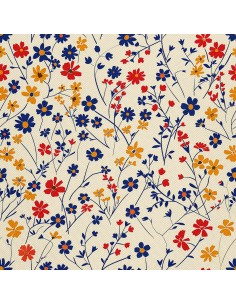 OUTDOOR DEKOSTOFFE OXFORD - Motiv Blumen I DX5406