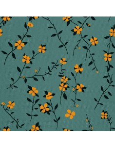 OUTDOOR DEKOSTOFFE OXFORD - Motiv Blumen I DX5409