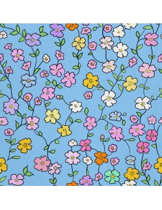 OUTDOOR DEKOSTOFFE OXFORD - Motiv Blumen I DX5410