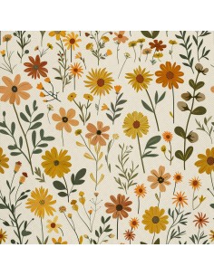 OUTDOOR DEKOSTOFFE OXFORD - Motiv Blumen I DX5416