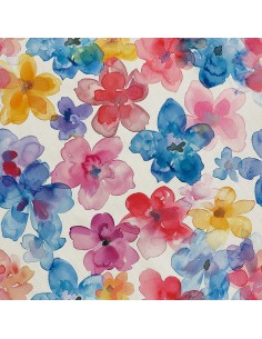 OUTDOOR DEKOSTOFFE OXFORD - Motiv Blumen I DX5417