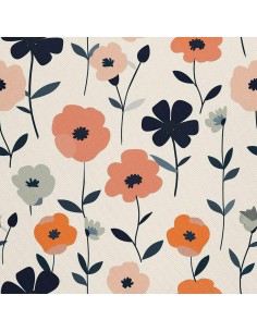 OUTDOOR DEKOSTOFFE OXFORD - Motiv Blumen I DX5429