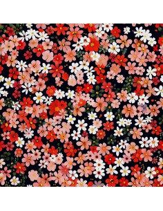 OUTDOOR DEKOSTOFFE OXFORD - Motiv Blumen I DX5433