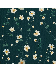 OUTDOOR DEKOSTOFFE OXFORD - Motiv Blumen I DX5434