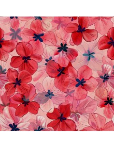 OUTDOOR DEKOSTOFFE OXFORD - Motiv Blumen I DX5442