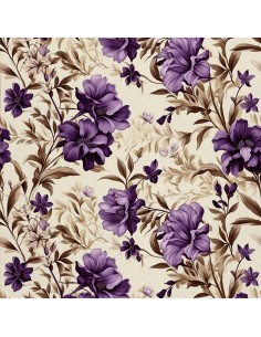 OUTDOOR DEKOSTOFFE OXFORD - Motiv Blumen I DX5443