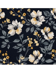 OUTDOOR DEKOSTOFFE OXFORD - Motiv Blumen I DX5446