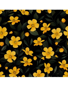 OUTDOOR DEKOSTOFFE OXFORD - Motiv Blumen I DX5447