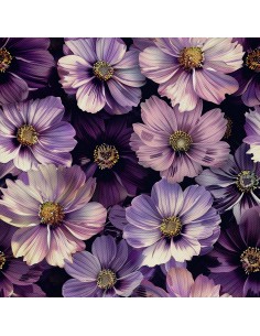 OUTDOOR DEKOSTOFFE OXFORD - Motiv Blumen I DX5448