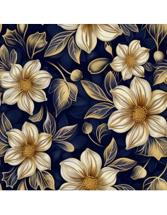 OUTDOOR DEKOSTOFFE OXFORD - Motiv Blumen I DX5458