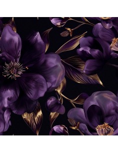 OUTDOOR DEKOSTOFFE OXFORD - Motiv Blumen I DX5459