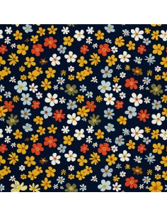 OUTDOOR DEKOSTOFFE OXFORD - Motiv Blumen I DX5461