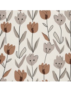 OUTDOOR DEKOSTOFFE OXFORD - Motiv Blumen I DX5462