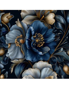 OUTDOOR DEKOSTOFFE OXFORD - Motiv Blumen I DX5468