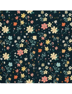 OUTDOOR DEKOSTOFFE OXFORD - Motiv Blumen I DX5470
