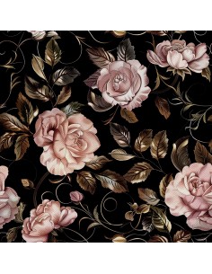 OUTDOOR DEKOSTOFFE OXFORD - Motiv Blumen I DX5471