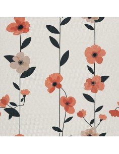 OUTDOOR DEKOSTOFFE OXFORD - Motiv Blumen I DX5475