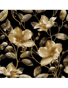 OUTDOOR DEKOSTOFFE OXFORD - Motiv Blumen I DX5483