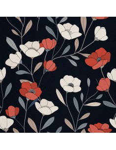 OUTDOOR DEKOSTOFFE OXFORD - Motiv Blumen I DX5485