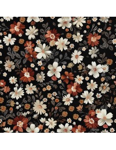 OUTDOOR DEKOSTOFFE OXFORD - Motiv Blumen I DX5487