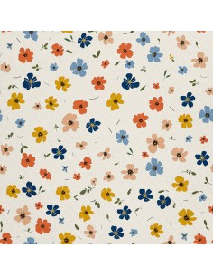 OUTDOOR DEKOSTOFFE OXFORD - Motiv Blumen I DX5492