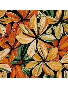 OUTDOOR DEKOSTOFFE OXFORD - Motiv Blumen I DX5495