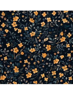 OUTDOOR DEKOSTOFFE OXFORD - Motiv Blumen I DX5501