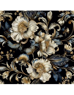 OUTDOOR DEKOSTOFFE OXFORD - Motiv Blumen I DX5512
